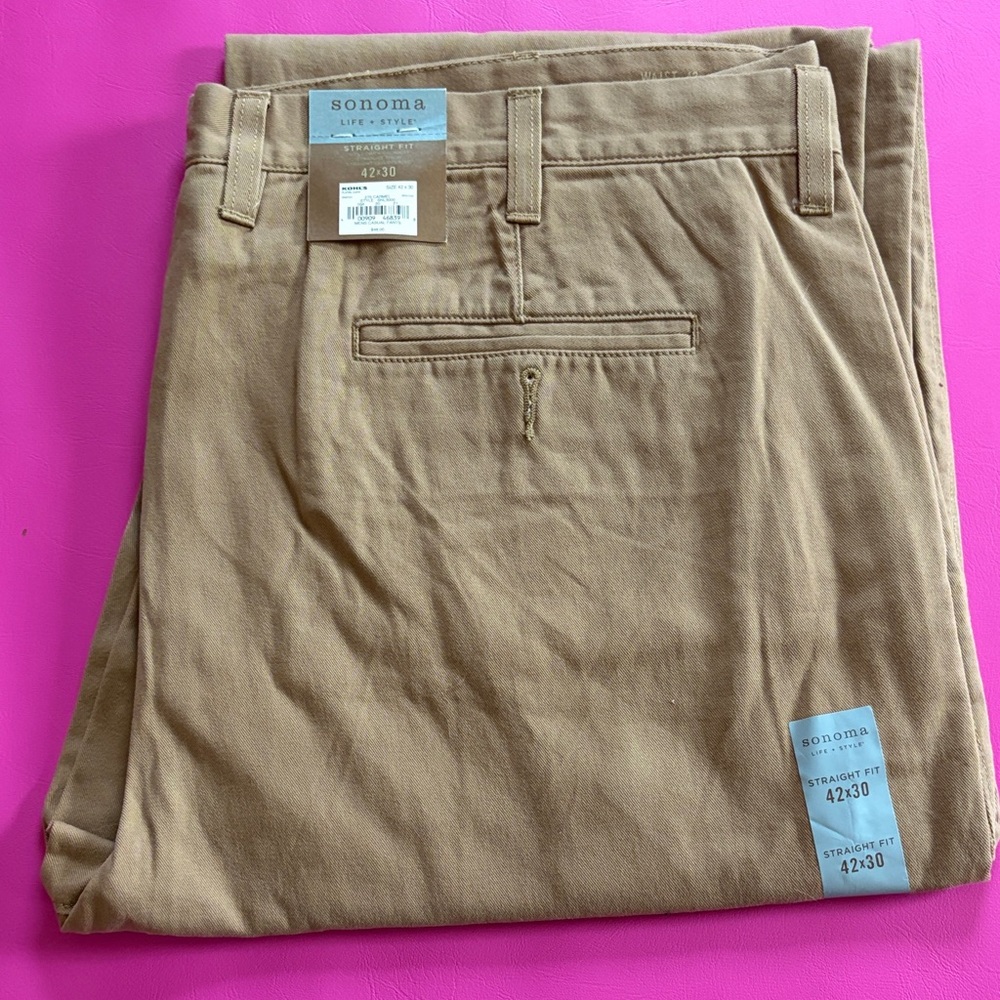 Sonoma Men's Khaki Chinos